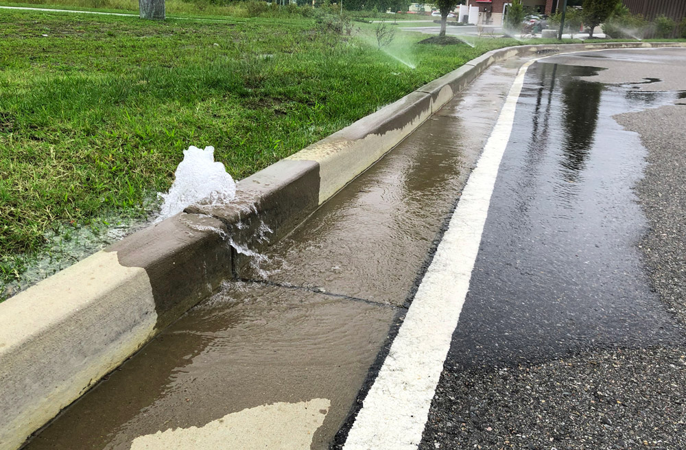 Leak in Irrigation System